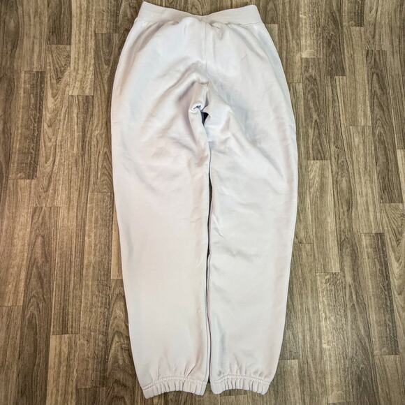 NWT Jordan Flight Womens Small Joggers Sweatpants Light Grey Jumpman Logo - Picture 2 of 10